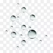 分子欧式图标滴