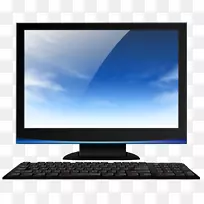 电脑键盘膝上型电脑背光lcd电脑显示器输出装置显示及键盘
