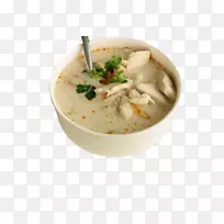 椰奶汤姆卡凯泰国料理汤圆鸡汤-海南椰子鸡汤