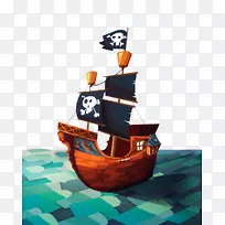 掠夺海盗船只插图-海盗船
