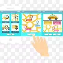 移动应用开发iOS应用软件Android-出租车移动应用程序介绍PNG图片