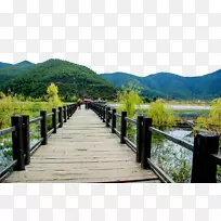 泸沽湖丽江中之人-泸沽市走婚姻之桥