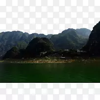 湖区山景湖湾-百色浩坤湖风景区