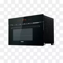 微波炉家用电器厨房用具.黑色烤箱