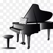 钢琴音乐键盘剪辑艺术钢琴