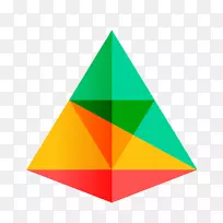标志三角形-颜色三角形