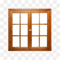 窗盲木箱图片框-创意木窗