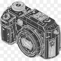 数码单反黑白摄影相机-水彩相机
