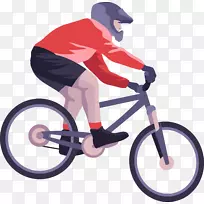 自行车踏板自行车车轮自行车手绘专业自行车骑手
