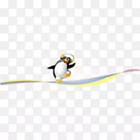 企鹅翅膀技术壁纸企鹅跳舞