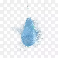蓝色谷歌图片下载图标-蓝色水球爆裂