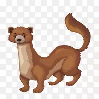 猫鼬王-免费剪贴画-黄鼠狼