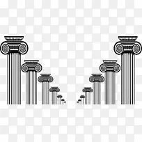 古罗马建筑剪贴画柱柱