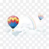 热气球壁纸-云