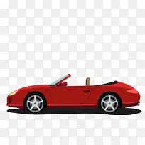 保时捷911跑车福特福克斯雪佛兰卡马罗红色跑车