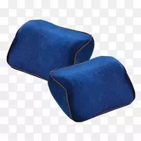 枕椅垫头蓝色空间枕头