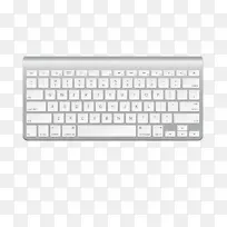 ipad迷你ipad 2电脑键盘神奇触控板神奇鼠标-白色键盘