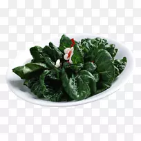 菠菜沙拉，菜，蔬菜-杏仁保健食品