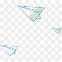 飞机纸三角飞机
