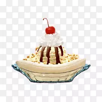 冰淇淋香蕉裂圣代冰盒蛋糕小芝士蛋糕