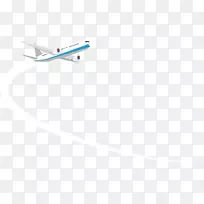 地面图-白色新鲜喷气式飞机