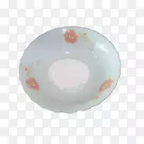 盘子瓷碗餐具.柚子图片材料碗