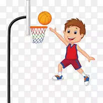 篮球运动儿童剪辑艺术篮球运动员