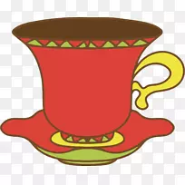 咖啡杯茶杯夹艺术手绘红茶杯