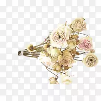 玫瑰花型花束-金色花束