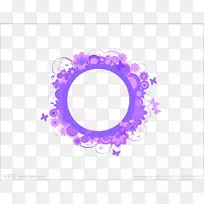 花紫色花架材料