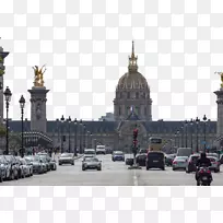 Les Invalides pont Alexandre III桥-巴黎港Alexandre III
