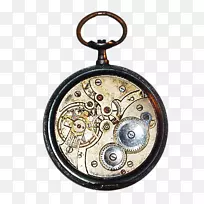 时钟怀表时间齿轮-相当有创意的金属齿轮时钟