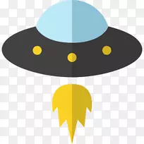 不明飞行物外星人在小说中的飞碟图标-UFO