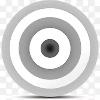 圆周-灰色圆形目标图像