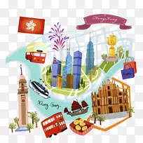 香港岛图例-市区地标