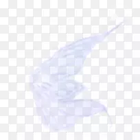 紫角图案-鸟羽简单，蝴蝶翅膀奇幻