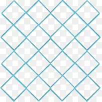 菱形图案-蓝色金刚石晶格子网