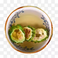 苦瓜茶，糖尿病，血糖食品.水里的苦瓜片