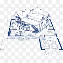 住宅规划室内设计服务素描单户别墅三维建筑