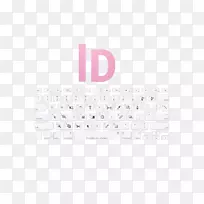 纸牌平面设计图案-id键盘图案