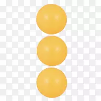 黄色球体-超亮黄色乒乓球