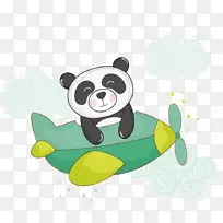 婴儿摄影-卡通熊猫