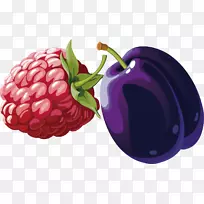 浆果剪贴画-荔枝蓝莓材质图片