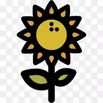 徽标可伸缩图形图标-向日葵