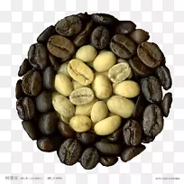 咖啡拿铁艺术绿茶饮料咖啡豆