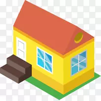 出租房屋-红色屋顶小屋