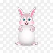 复活节-保存彩蛋兔子材料