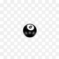 魔术8球八球台球黑色字体-斯诺克照片