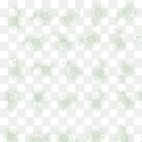 纺织品绿叶图案-菊花装饰遮阳