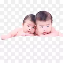 婴儿双胞胎婴儿模型